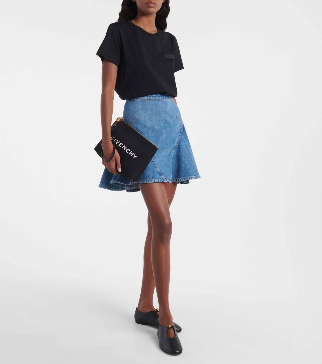 Clutch in canvas di misto cotone | Givenchy