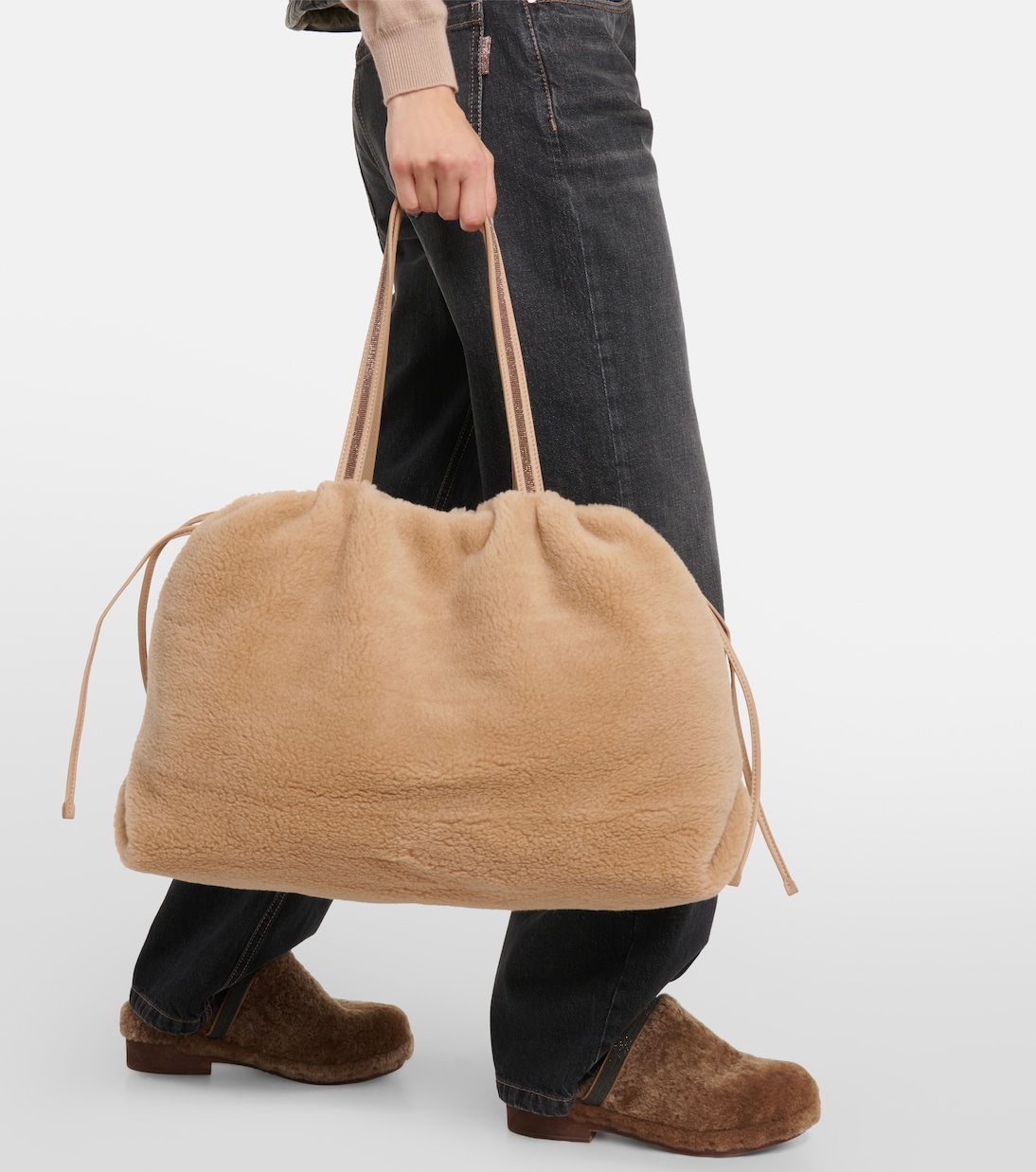 Borsa in misto lana e cashmere | Brunello Cucinelli