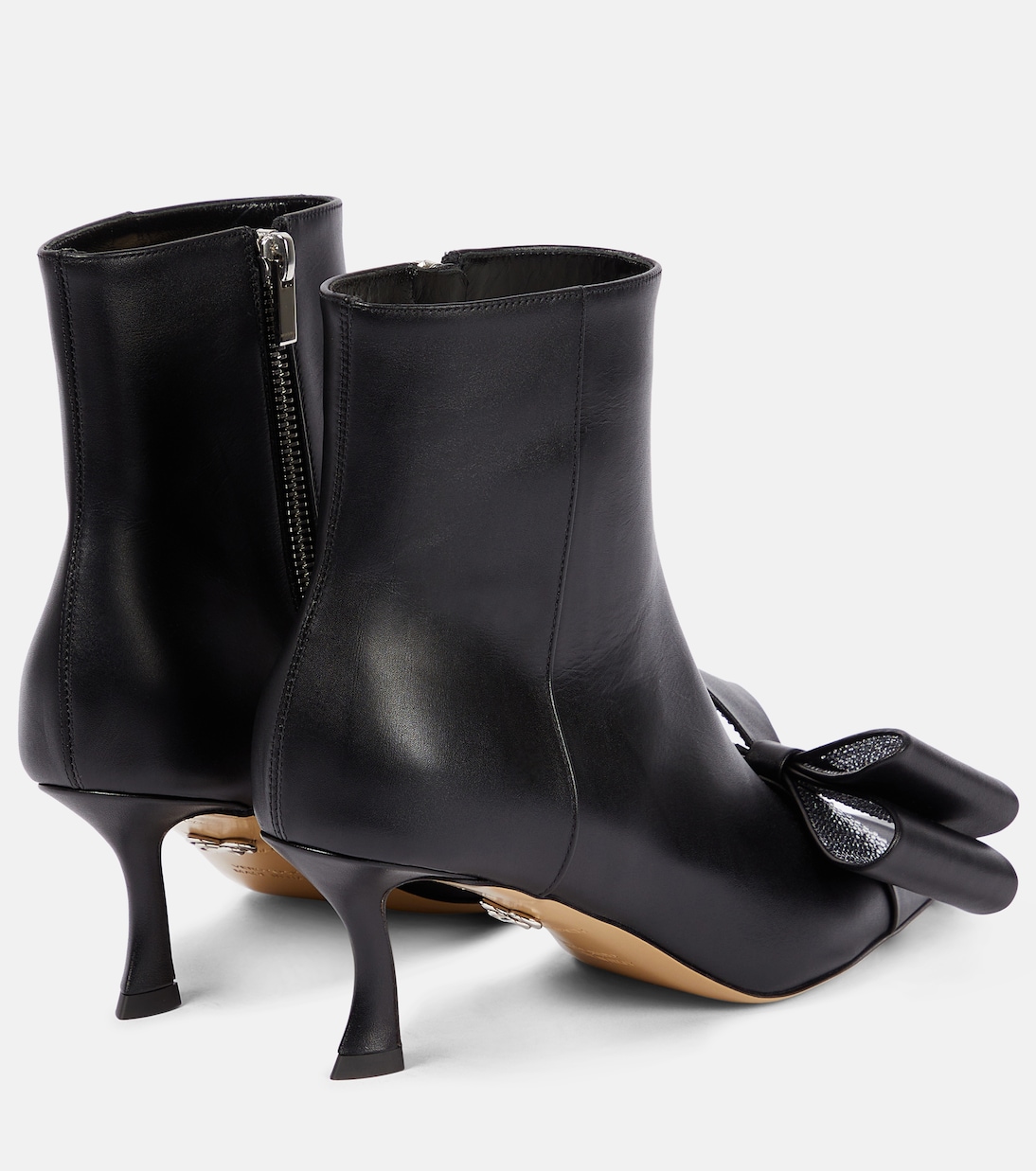 Verzierte Ankle Boots Le Cadeau aus Leder | Mach & Mach