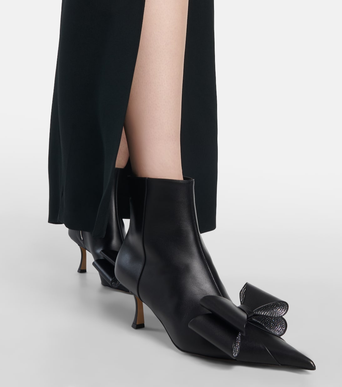 Verzierte Ankle Boots Le Cadeau aus Leder | Mach & Mach