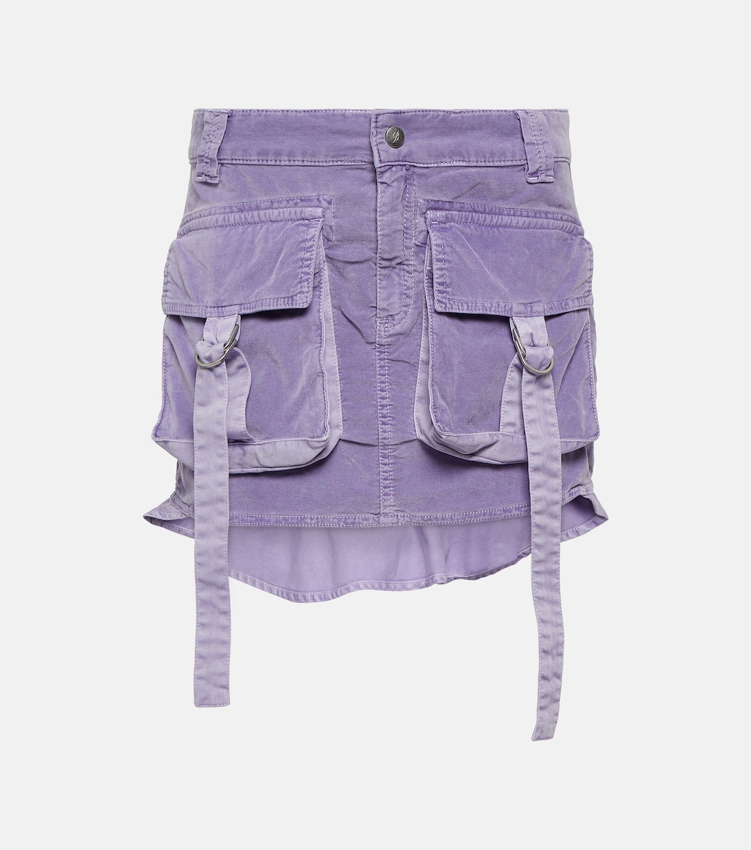 Minifalda cargo de terciopelo | Blumarine