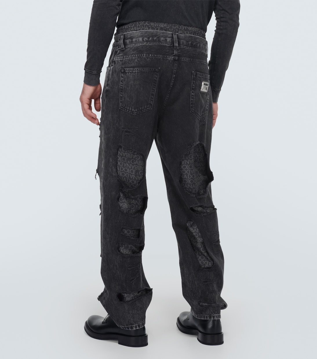 Jeans regular con logo | Dolce&Gabbana