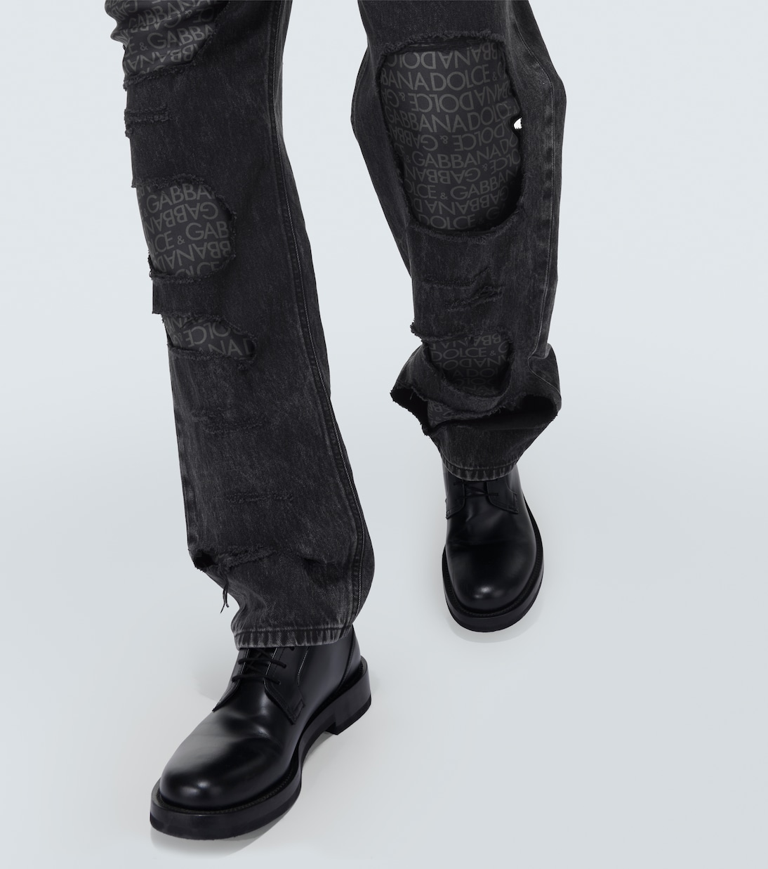 Jeans regular con logo | Dolce&Gabbana