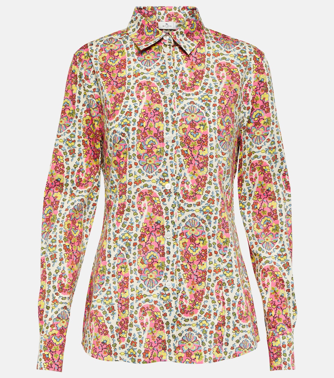 Chemise en coton mélangé à motif cachemire | Etro