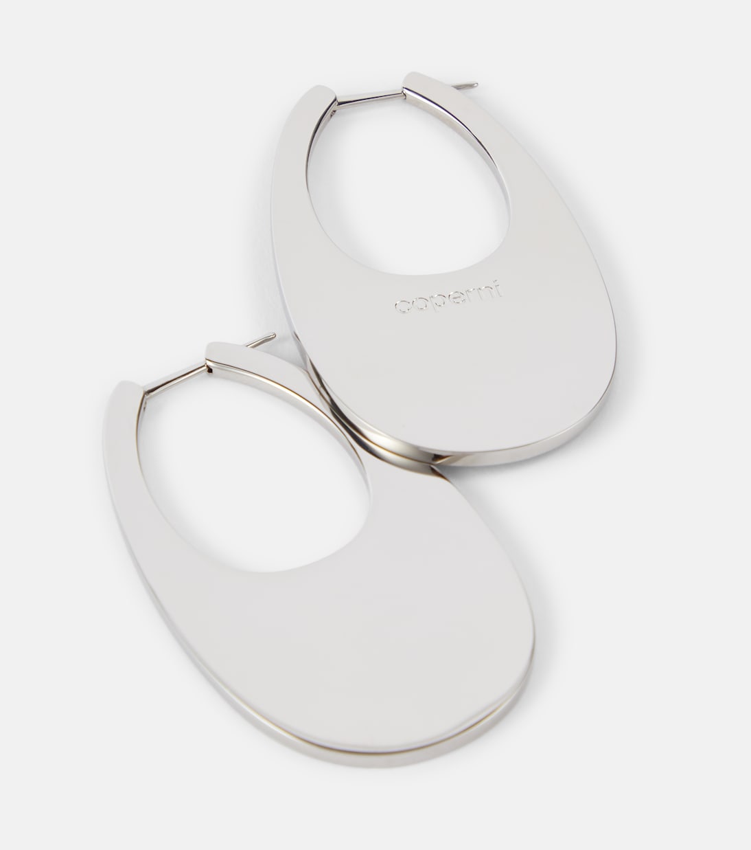 Orecchini Swipe Large con logo | Coperni