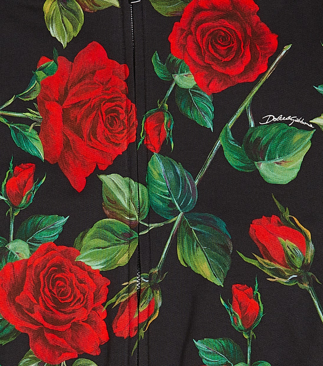 Printed zip-up hoodie | Dolce&Gabbana Kids
