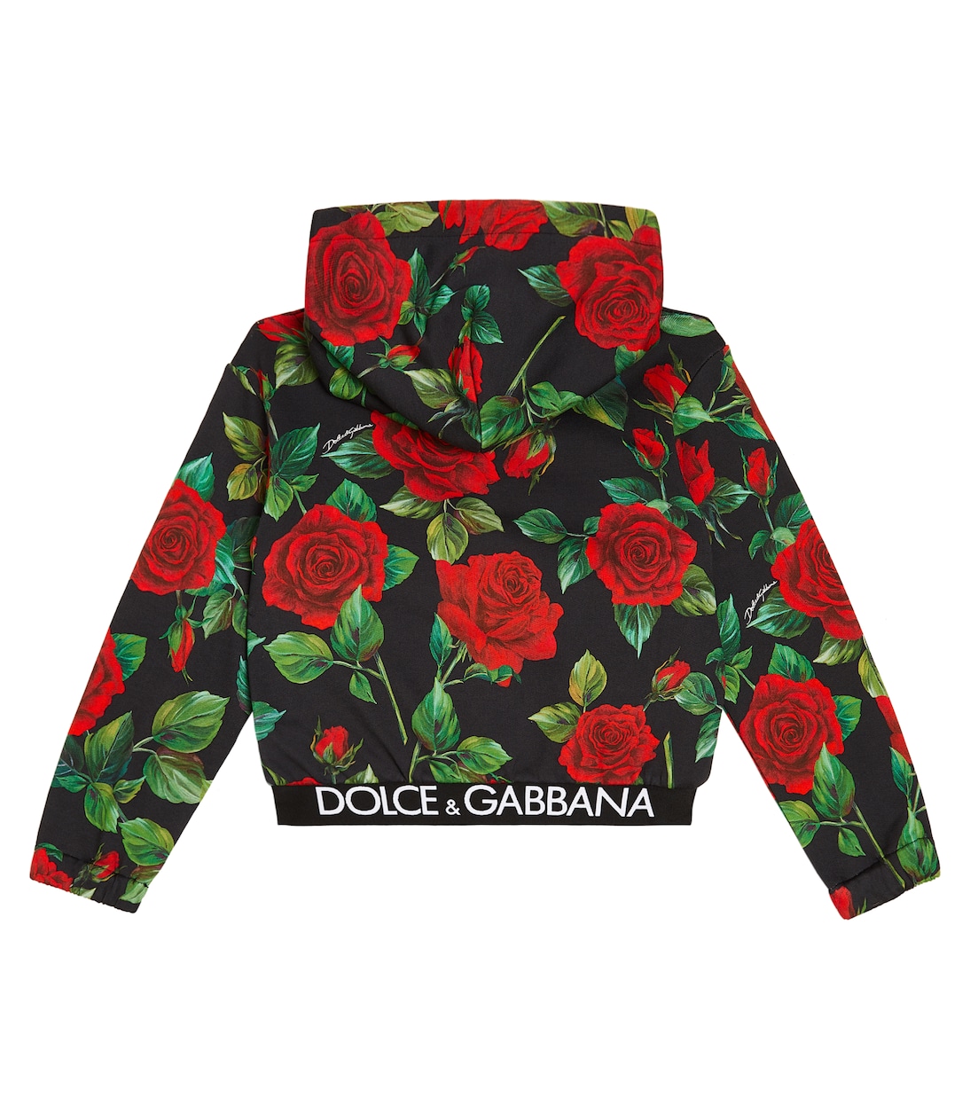 Printed zip-up hoodie | Dolce&Gabbana Kids