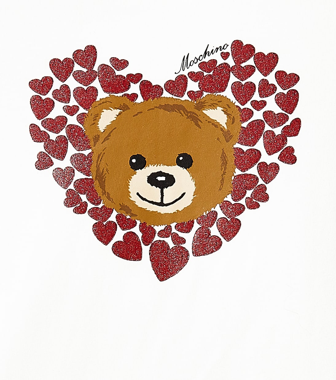 Top Teddy Bear in jersey di misto cotone | Moschino Kids