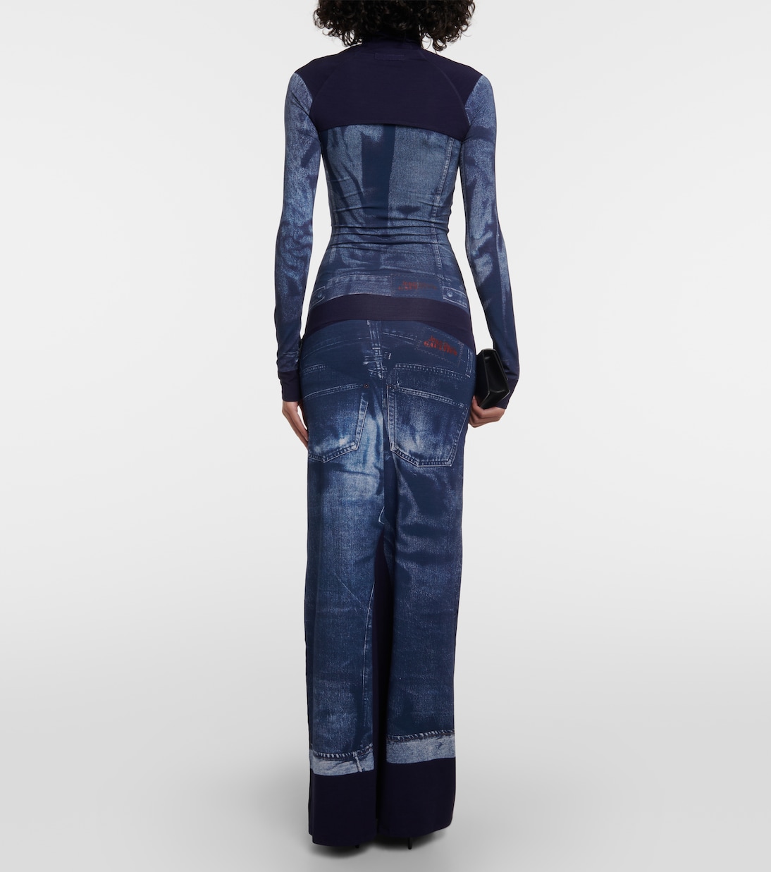 Robe longue Tattoo Collection imprimée | Jean Paul Gaultier