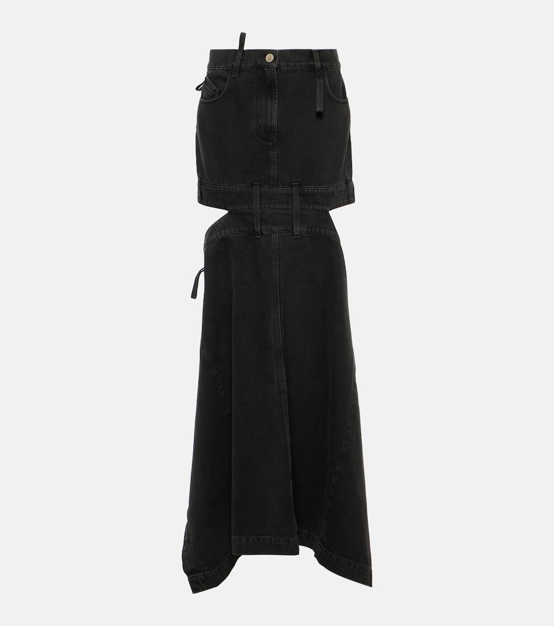 Gonna lunga di jeans  | The Attico