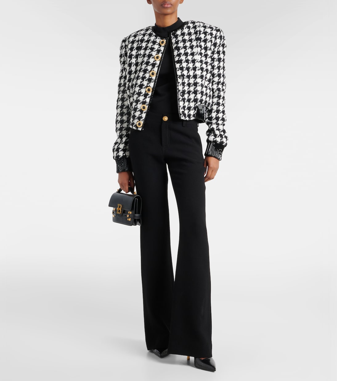 Houndstooth tweed jacket | Balmain