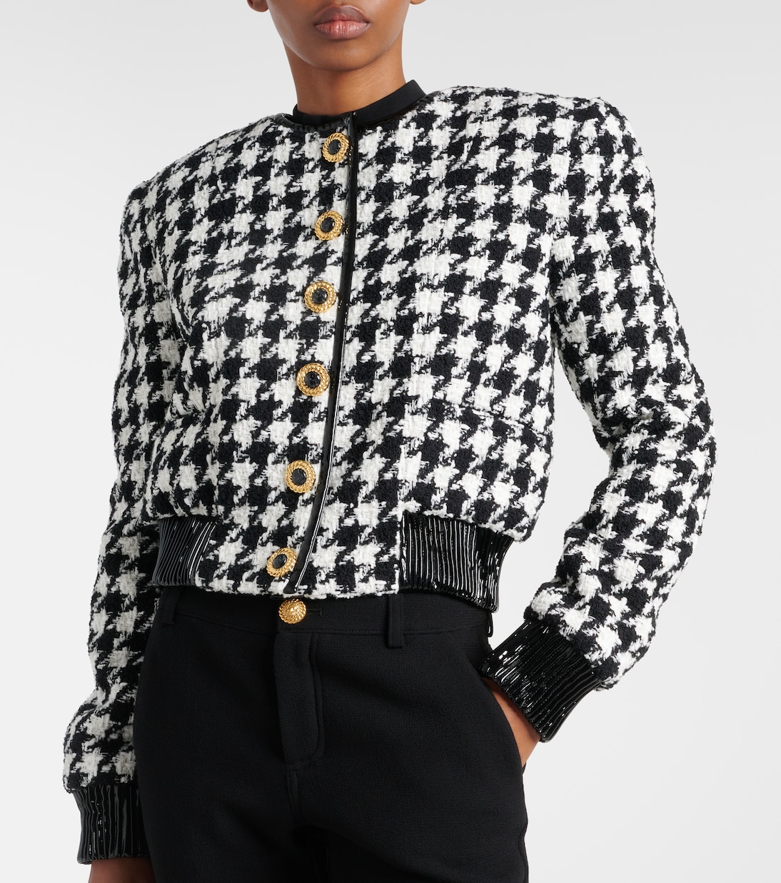 Houndstooth tweed jacket | Balmain