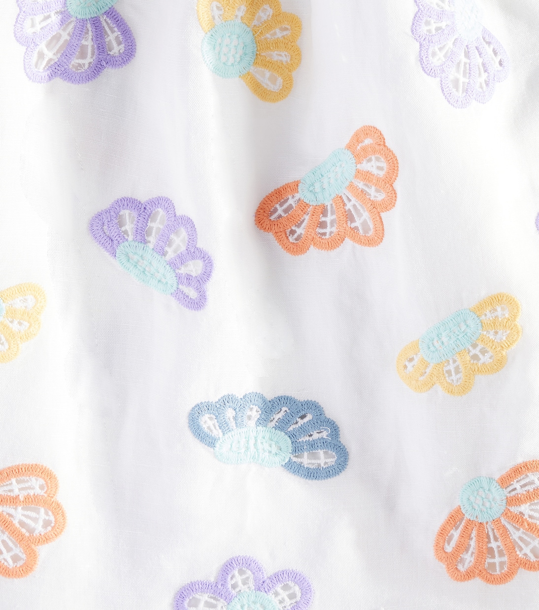 Bedrucktes Kleid aus Leinen und Baumwolle | Stella McCartney Kids