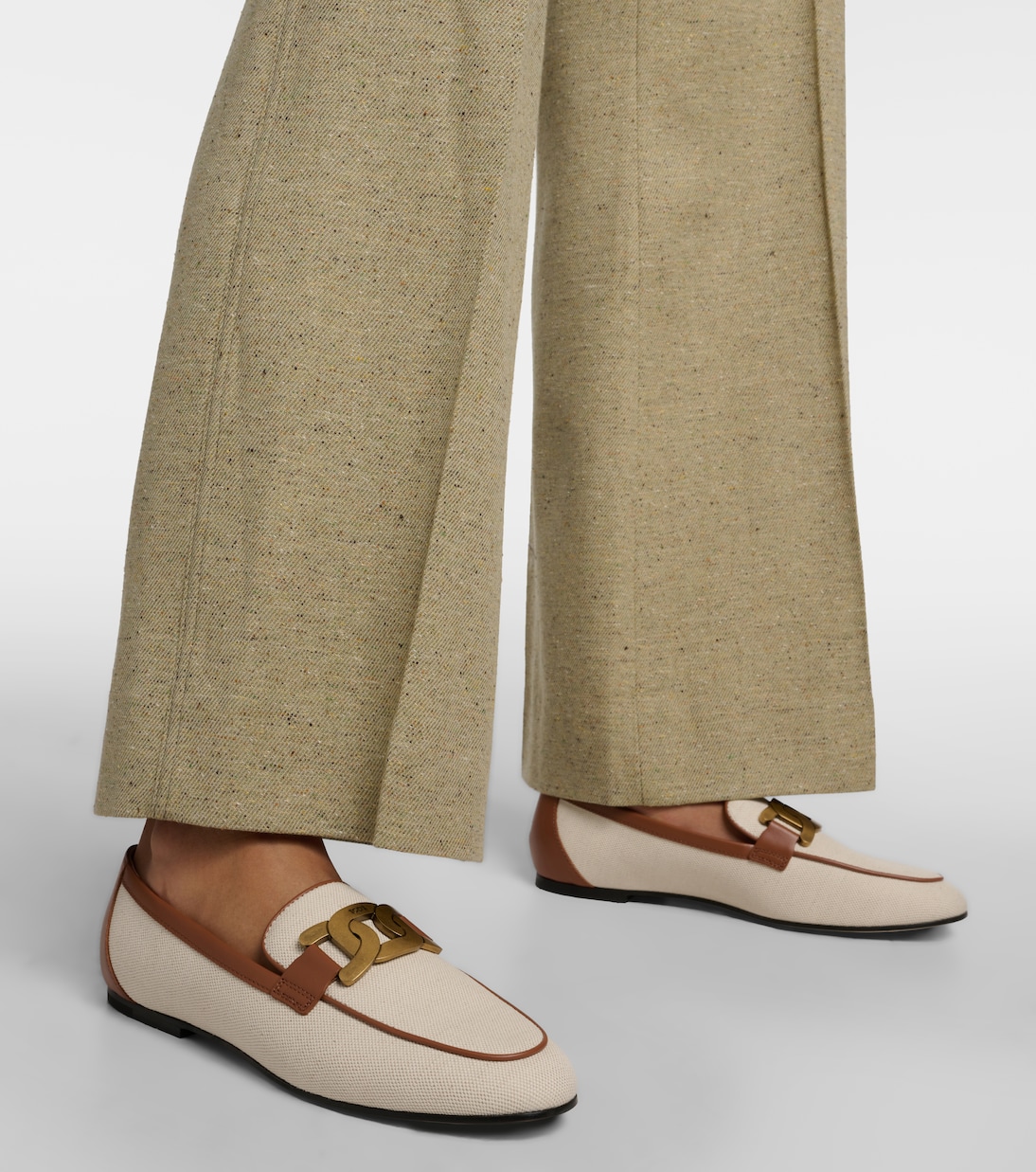 Mocassins Catena en toile et cuir | Tod's