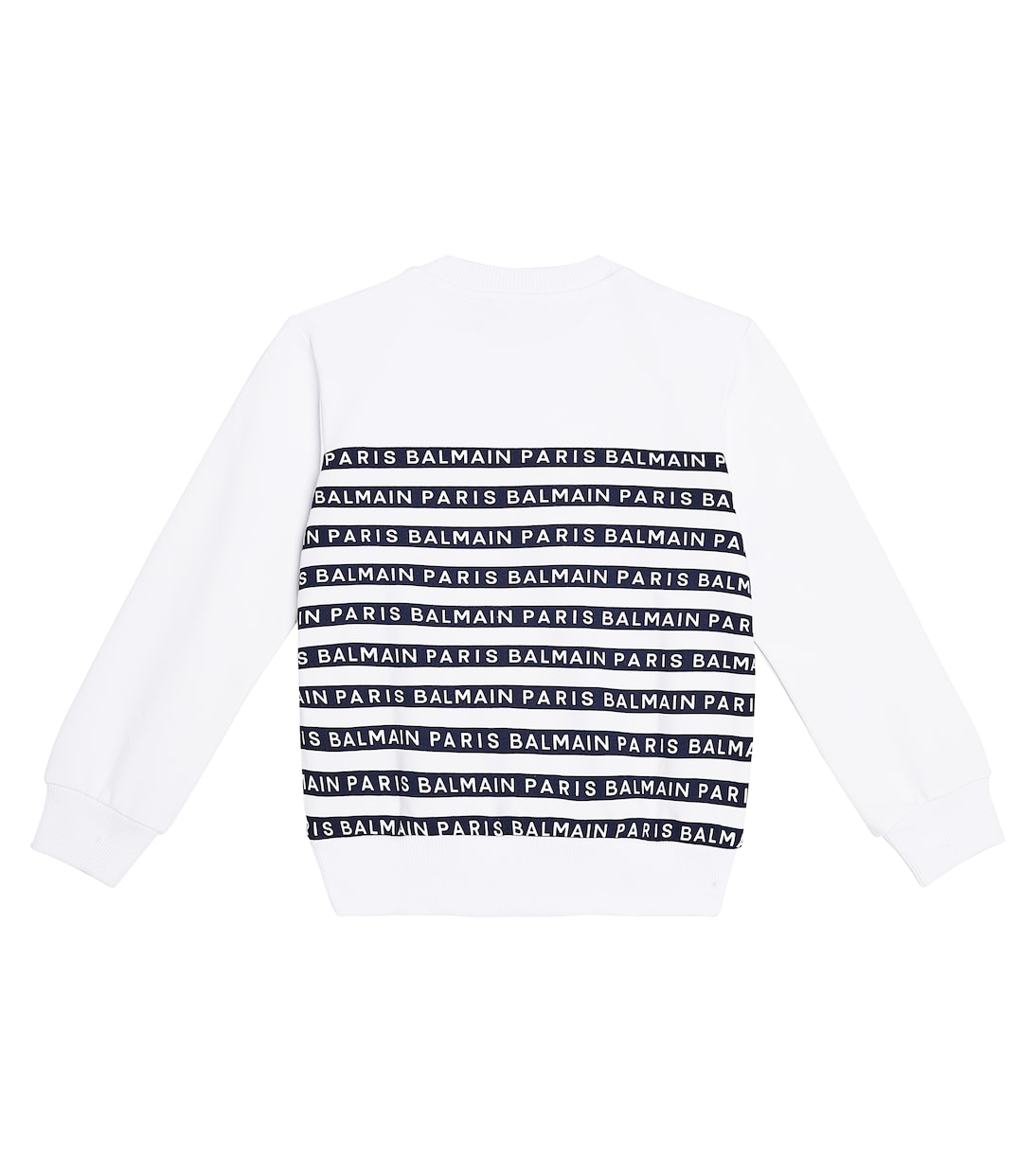 Sudadera de jersey de algodón con logo | Balmain Kids
