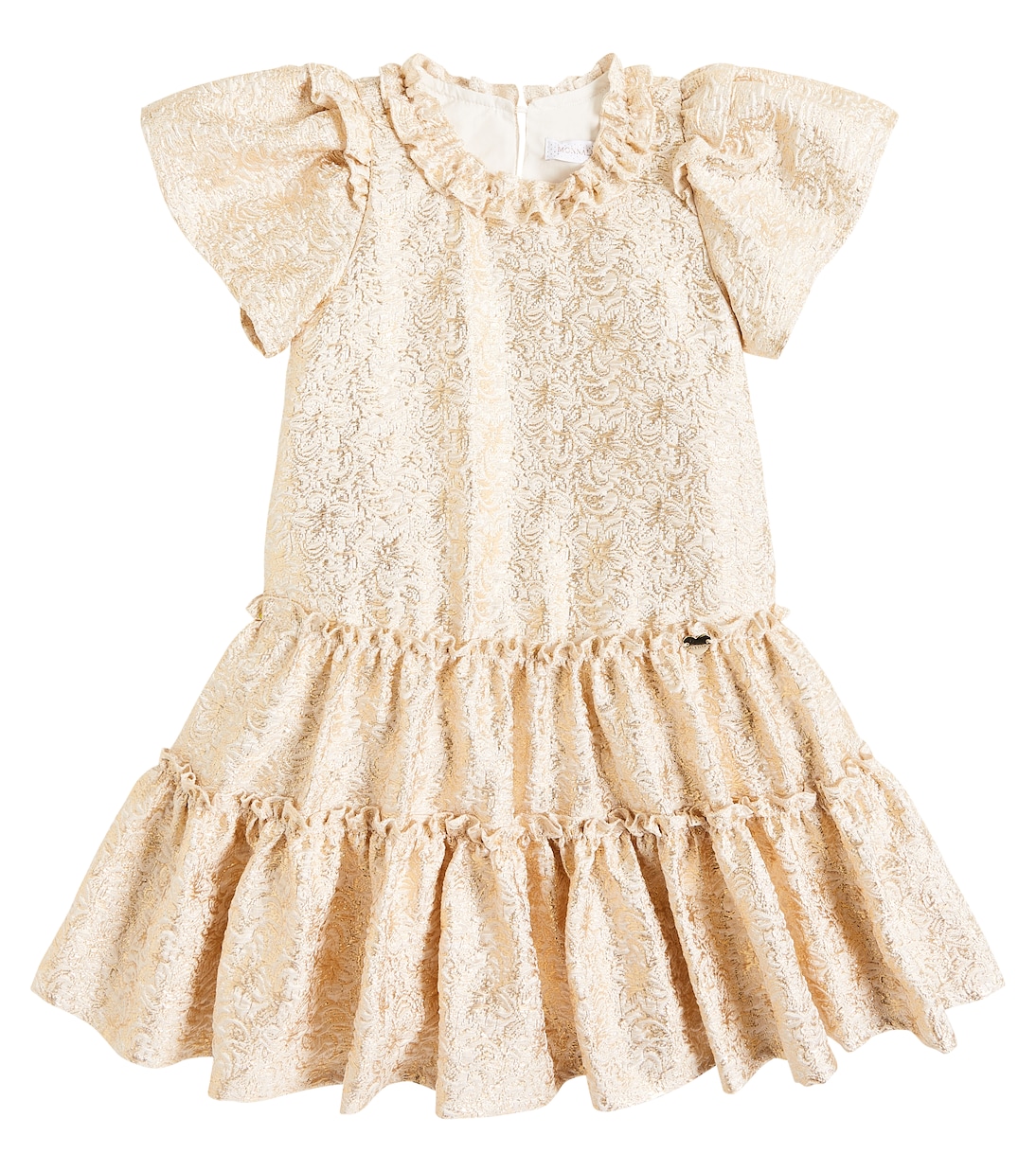 Kleid aus Lamé-Jacquard | Monnalisa