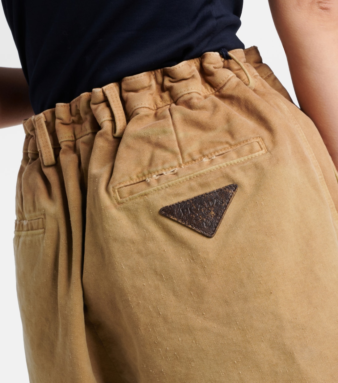 Short en toile de coton | Prada