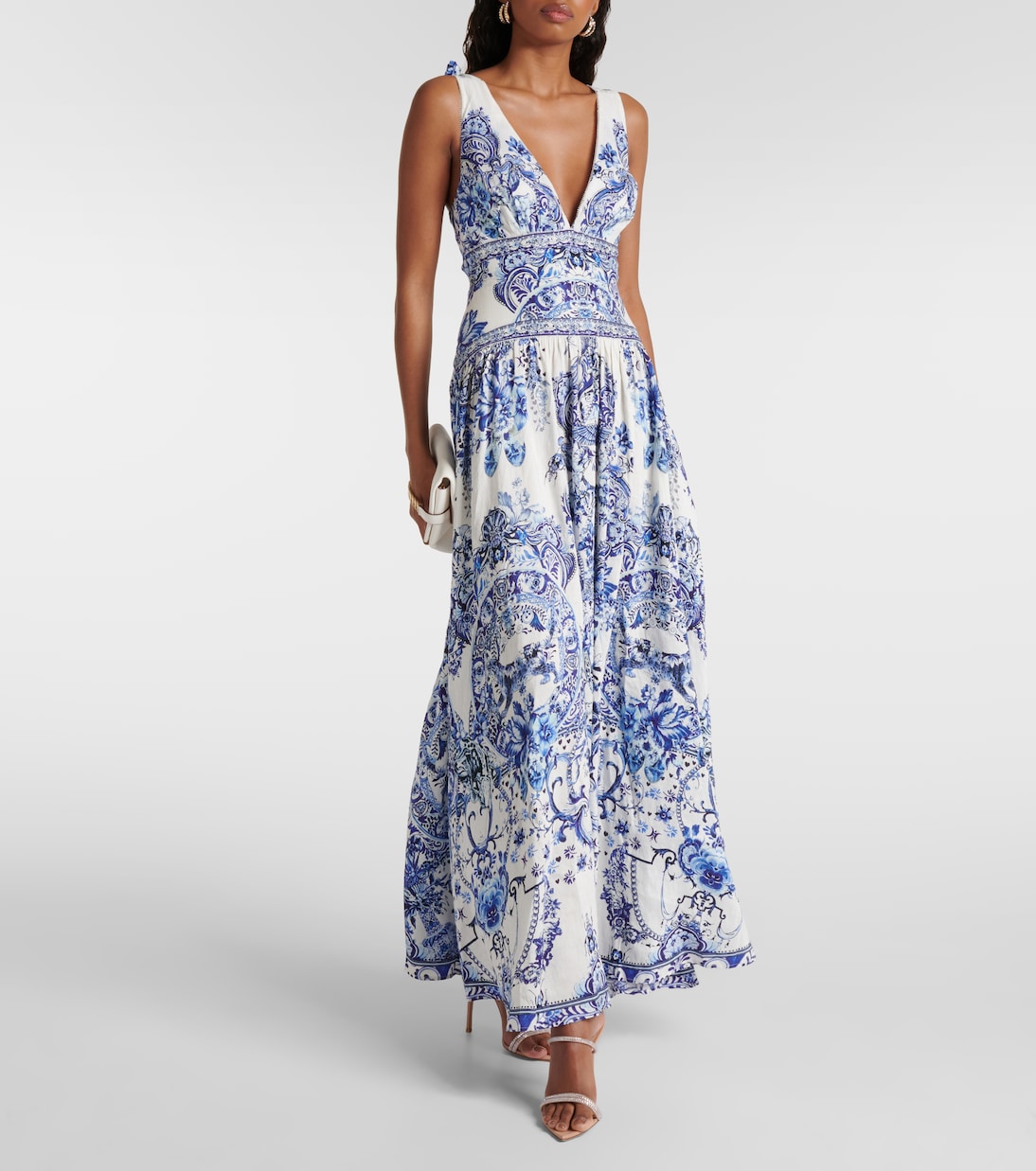 Maxikleid Glaze and Graze aus Leinen und Seide | Camilla