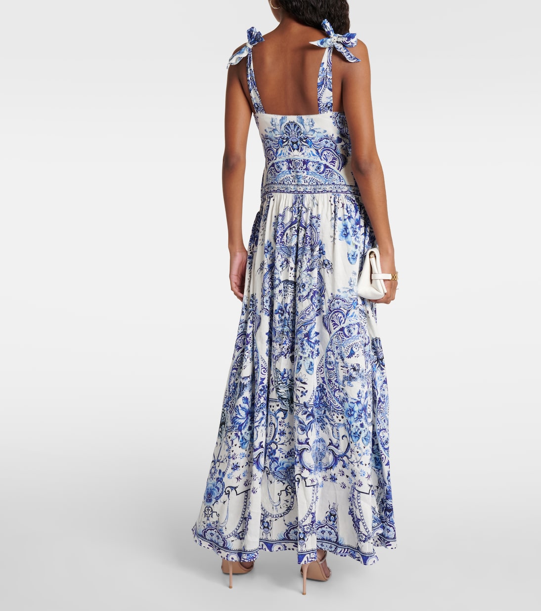 Maxikleid Glaze and Graze aus Leinen und Seide | Camilla