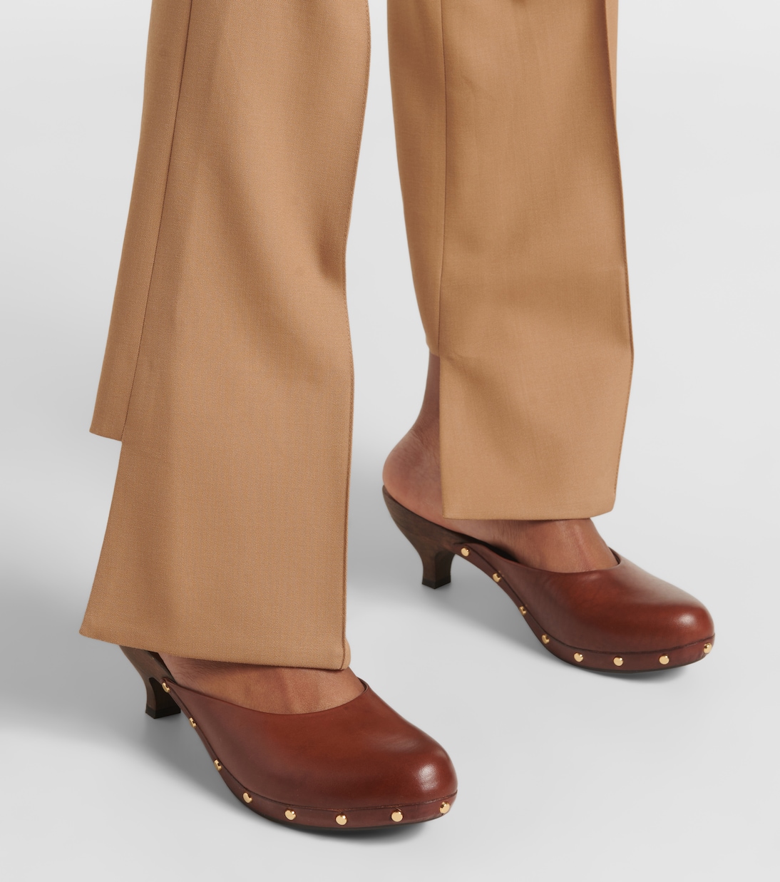 Pumps Judith in pelle con borchie | Chloé