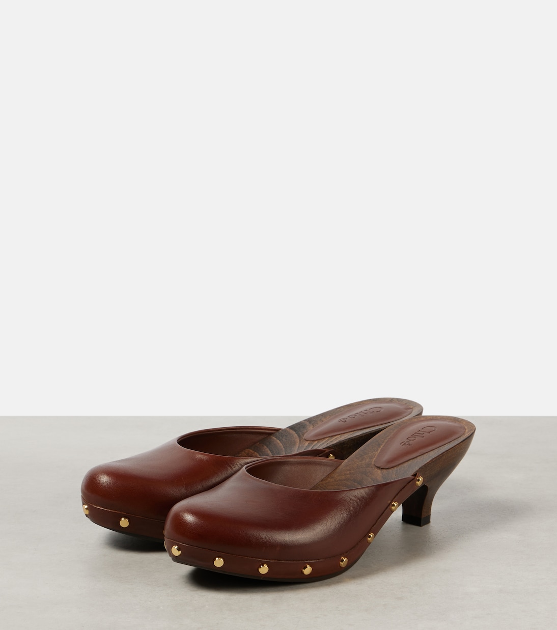 Pumps Judith in pelle con borchie | Chloé