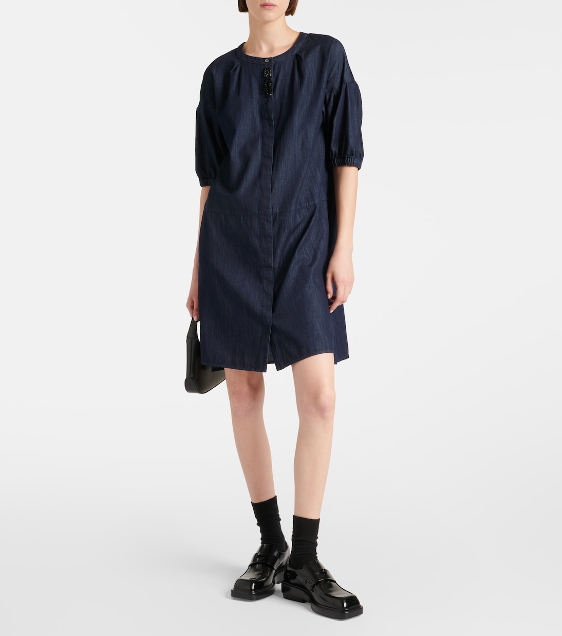 Robe brodée en jean  | 'S Max Mara