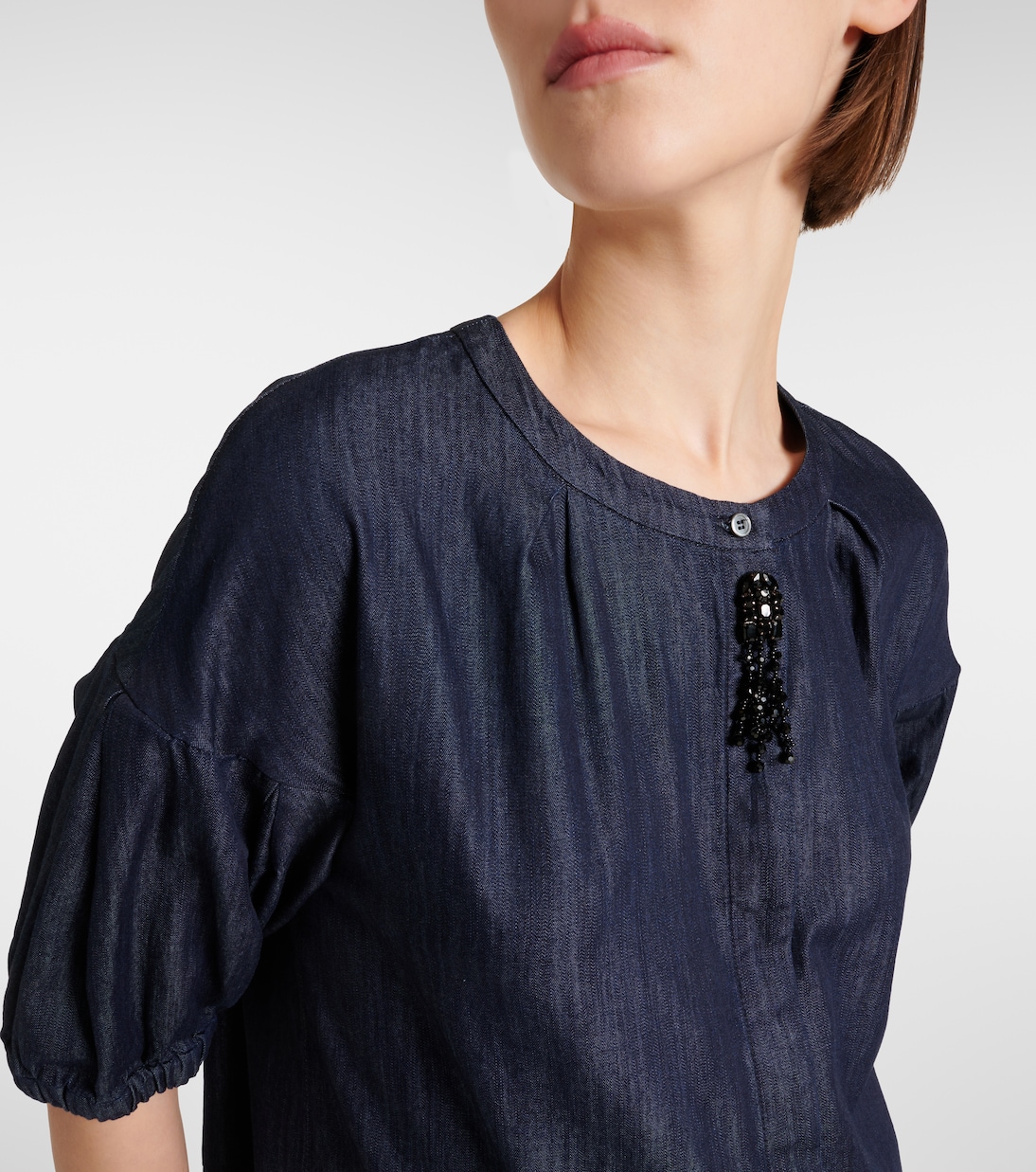 Robe brodée en jean  | 'S Max Mara