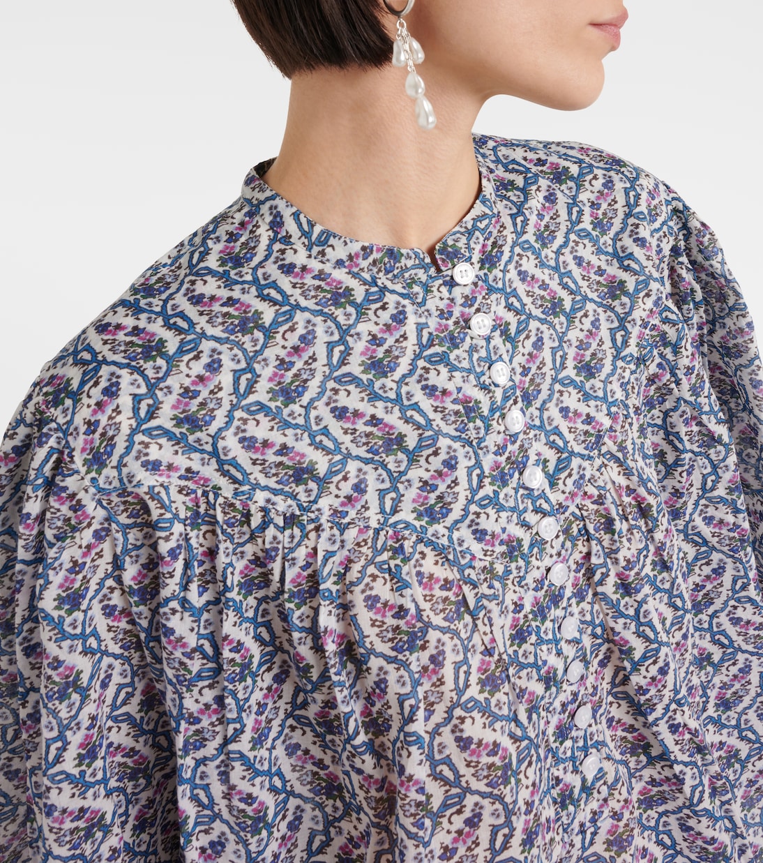 Bedrucktes Top Salika aus Baumwolle | Marant Etoile