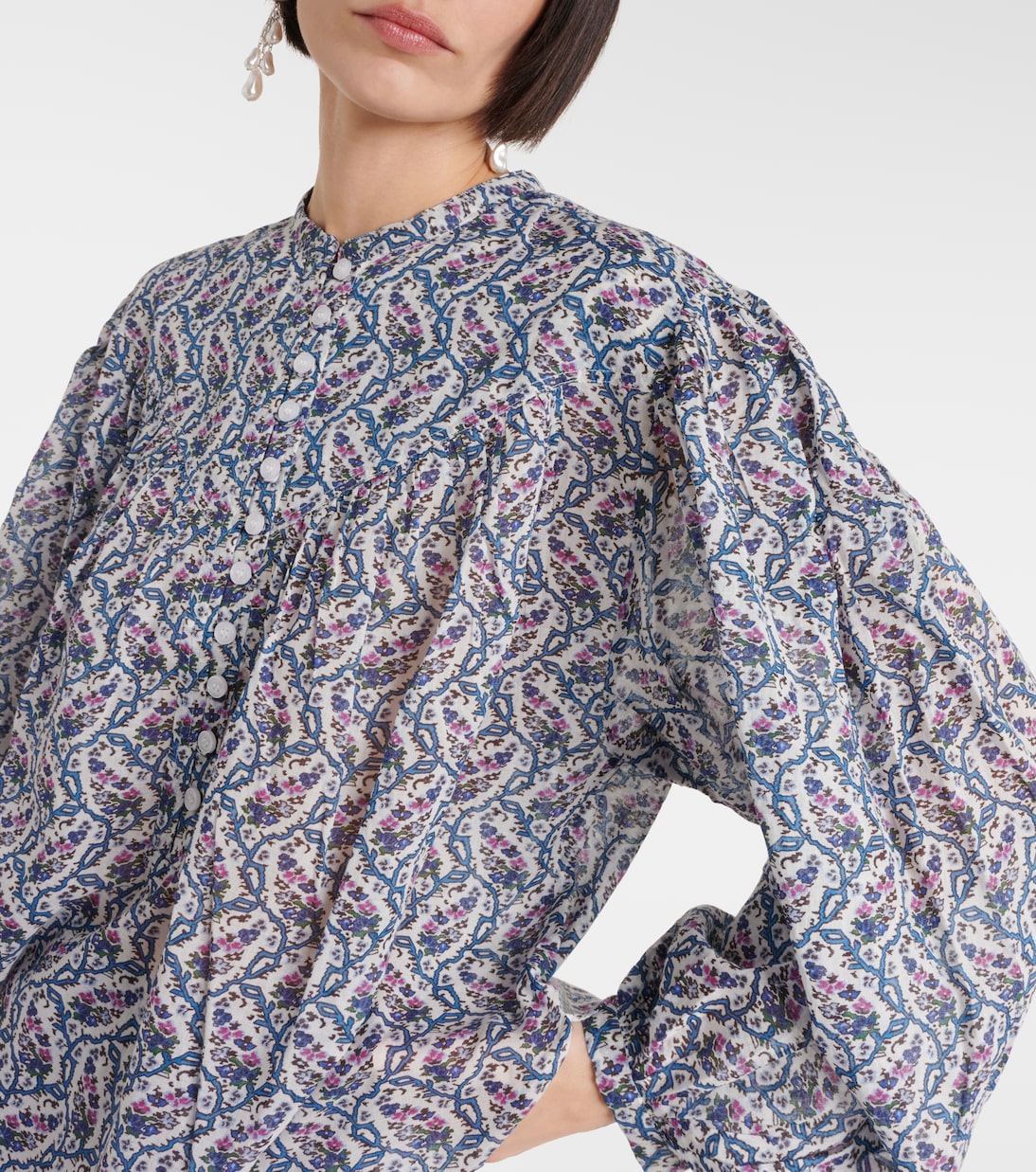 Bedrucktes Top Salika aus Baumwolle | Marant Etoile