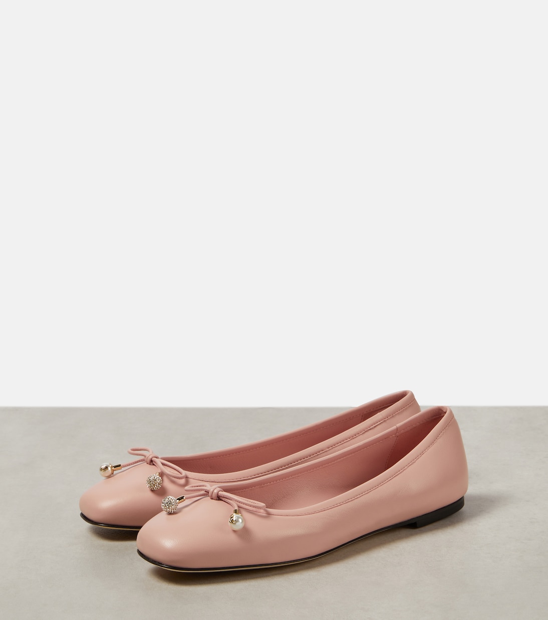 Ballerinas Elme aus Leder | Jimmy Choo