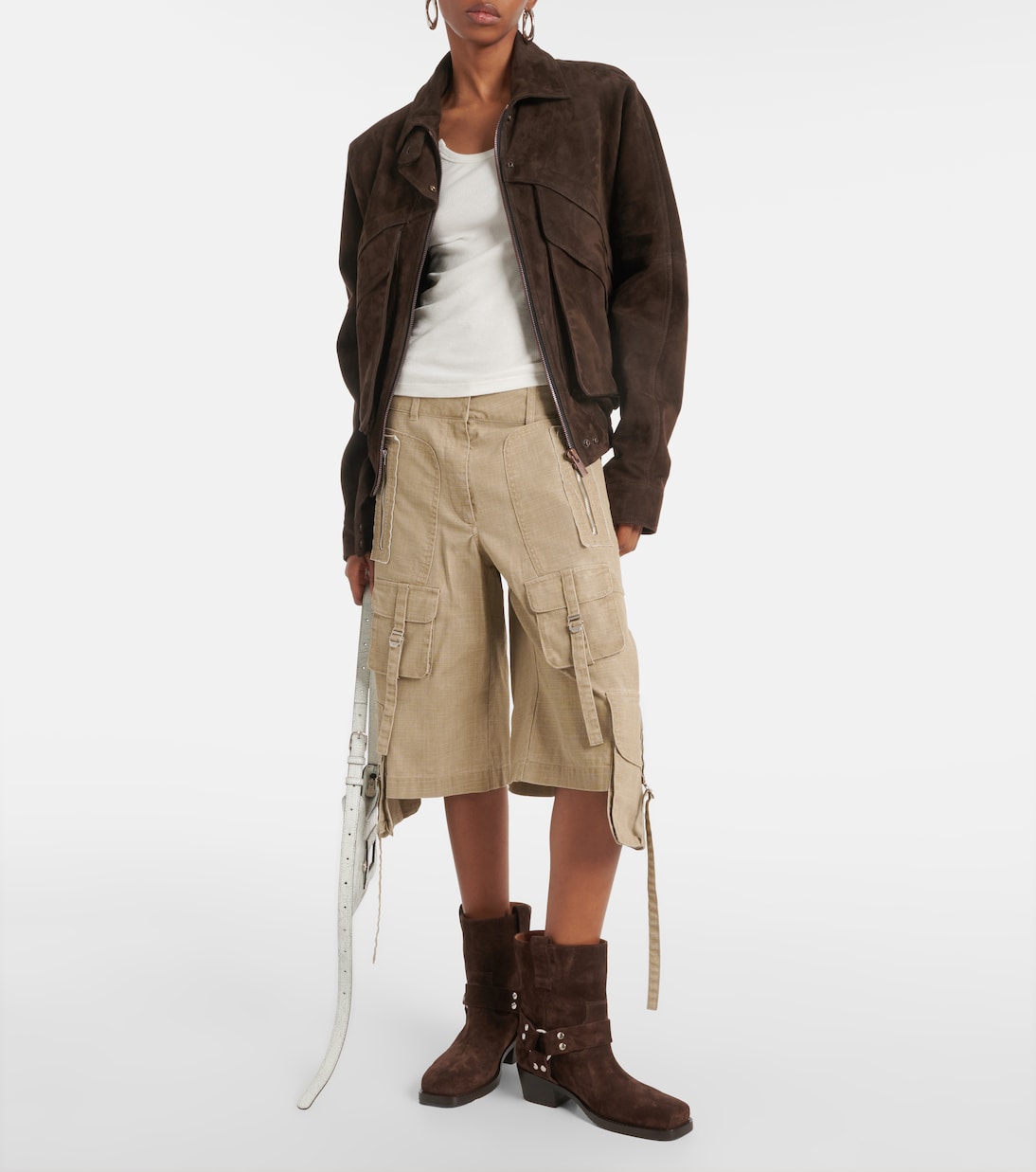 Bottines rangers Roxy 45 en daim | Paris Texas