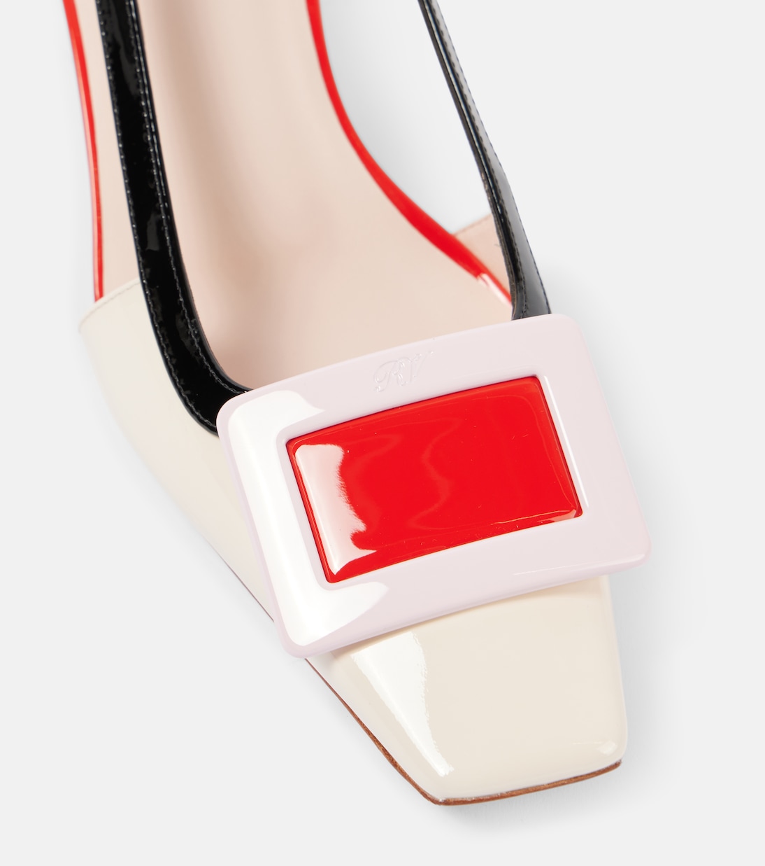 حذاء سلينغ باك من جلد لامع Belle Vivier 45 | Roger Vivier
