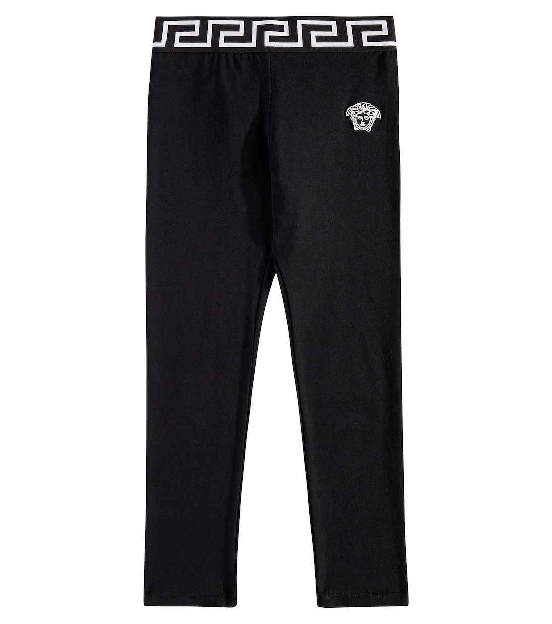 Leggings Greca de jersey de mezcla de algodón | Versace Kids