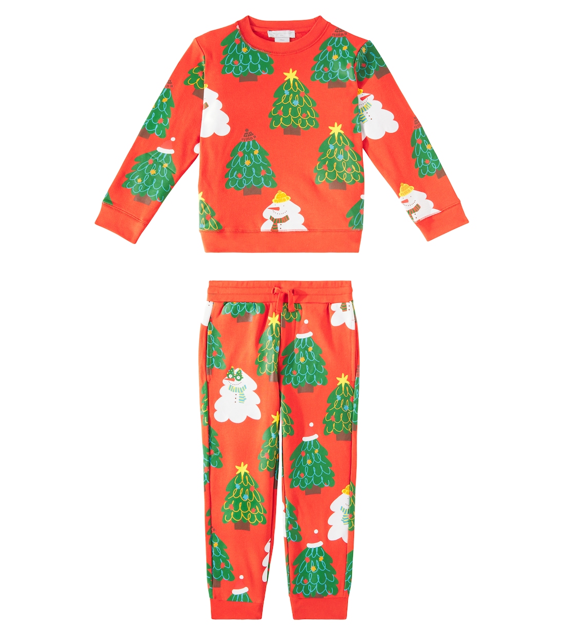 Chándal de jersey de algodón estampado | Stella McCartney Kids
