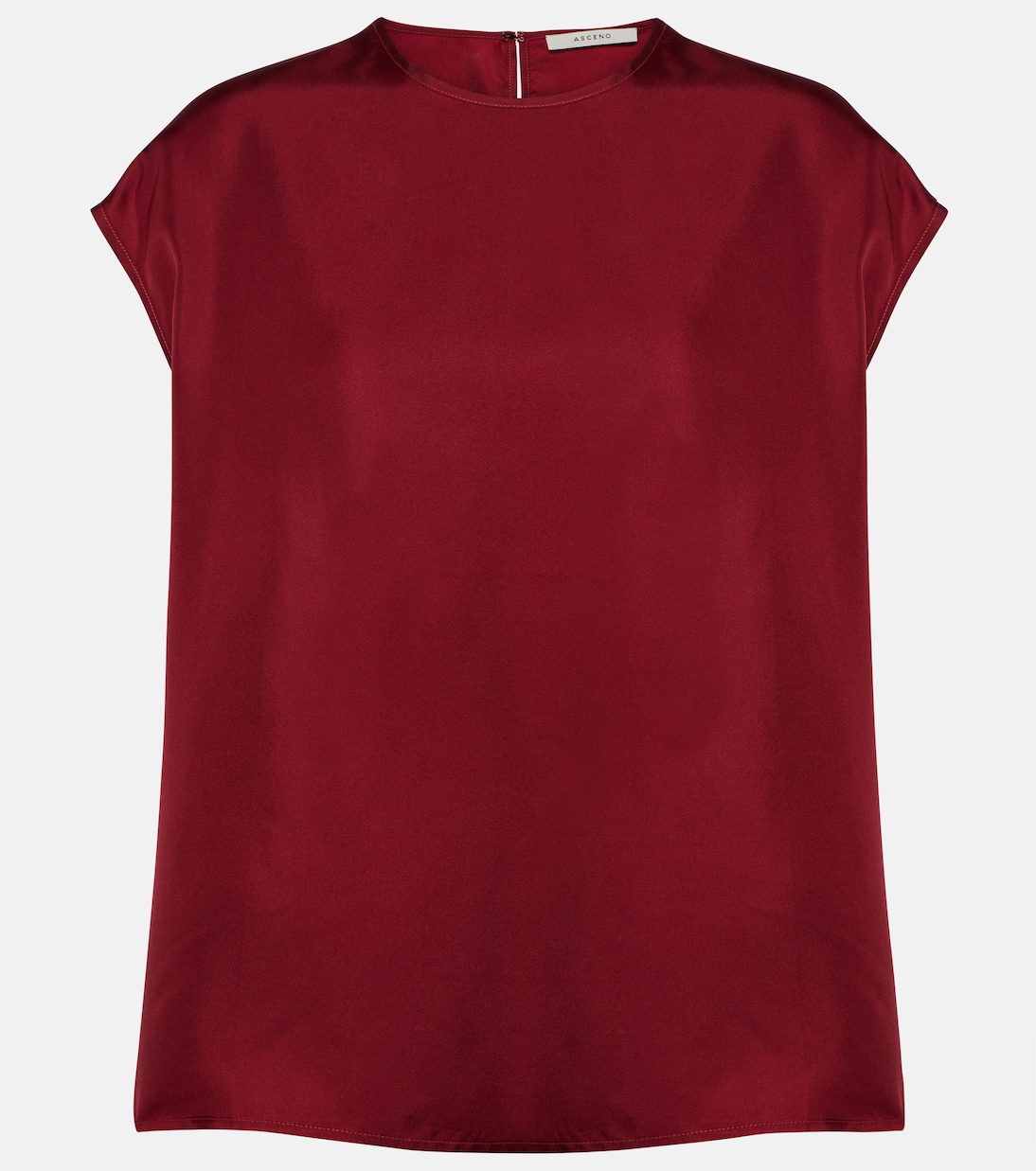 Top Dasha aus Seiden-Twill | Asceno