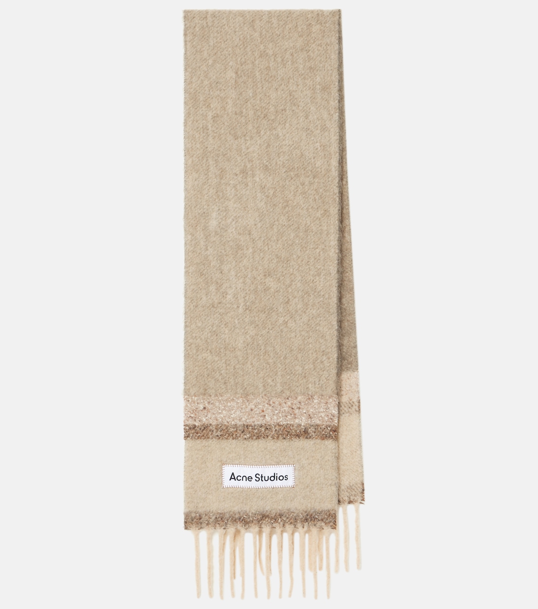 Sciarpa in lana mista con frange ACNE STUDIOS per uno stile giovane e trendy
