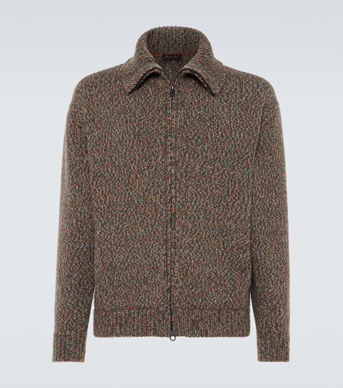 Cashmere zip-up sweater | Loro Piana