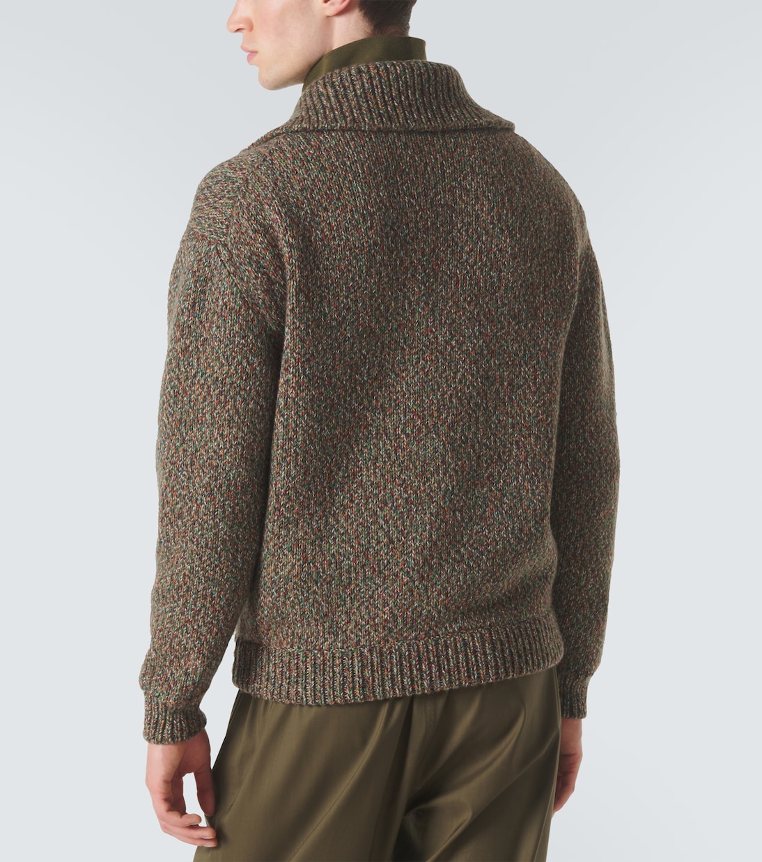Cashmere zip-up sweater | Loro Piana