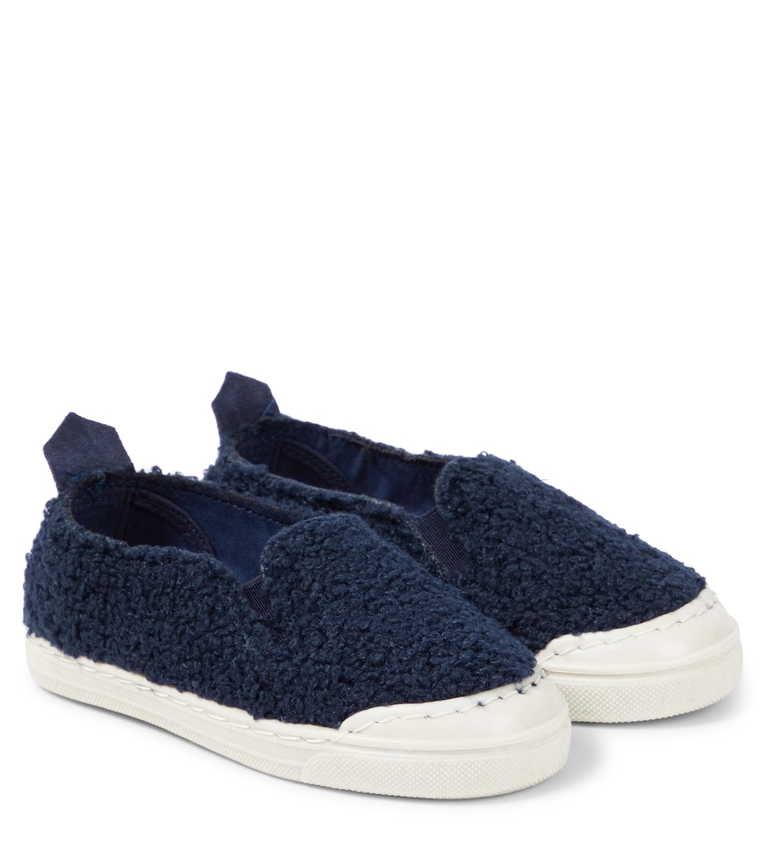 Sneakers slip-on in shearling sintetico | Il Gufo