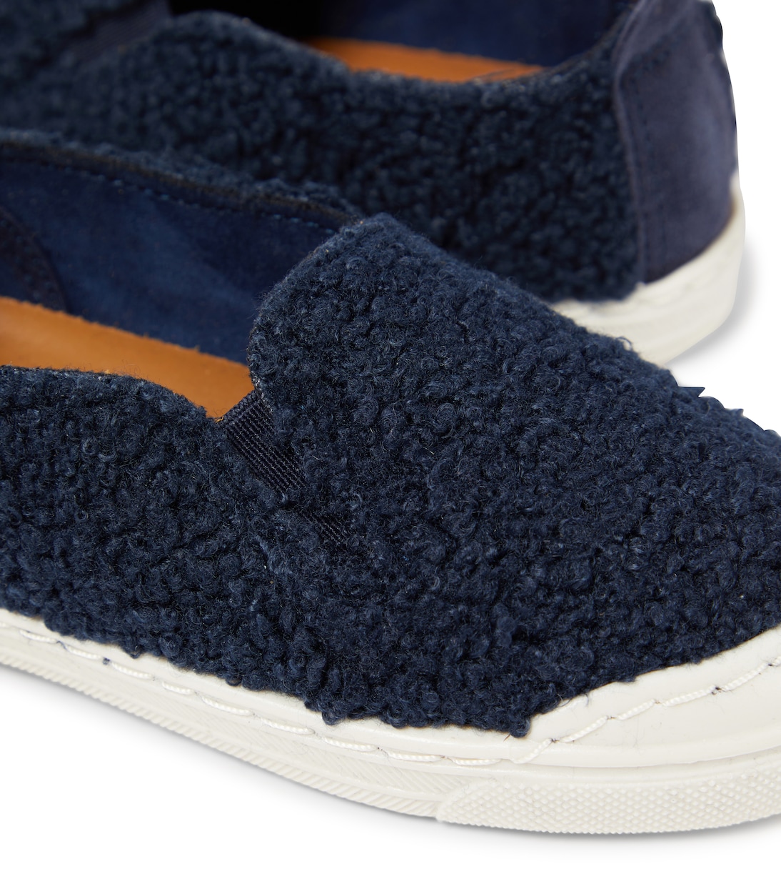 Sneakers slip-on in shearling sintetico | Il Gufo