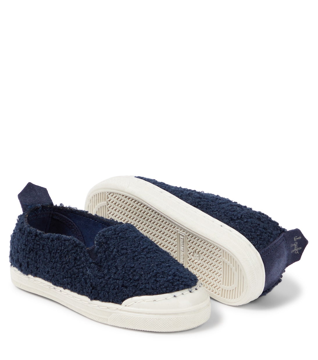 Sneakers slip-on in shearling sintetico | Il Gufo