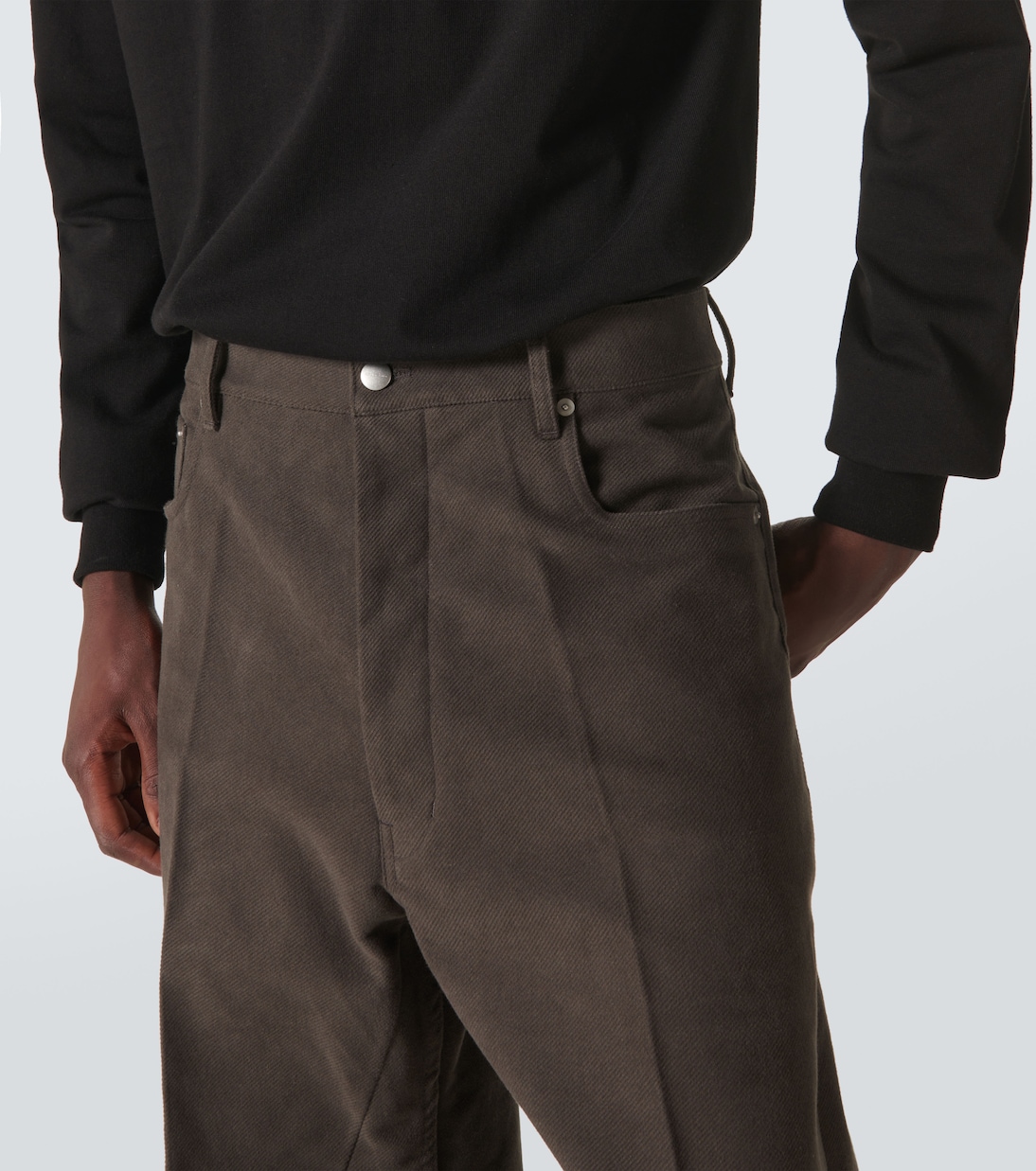 Jeans rectos Geth de algodón | Rick Owens