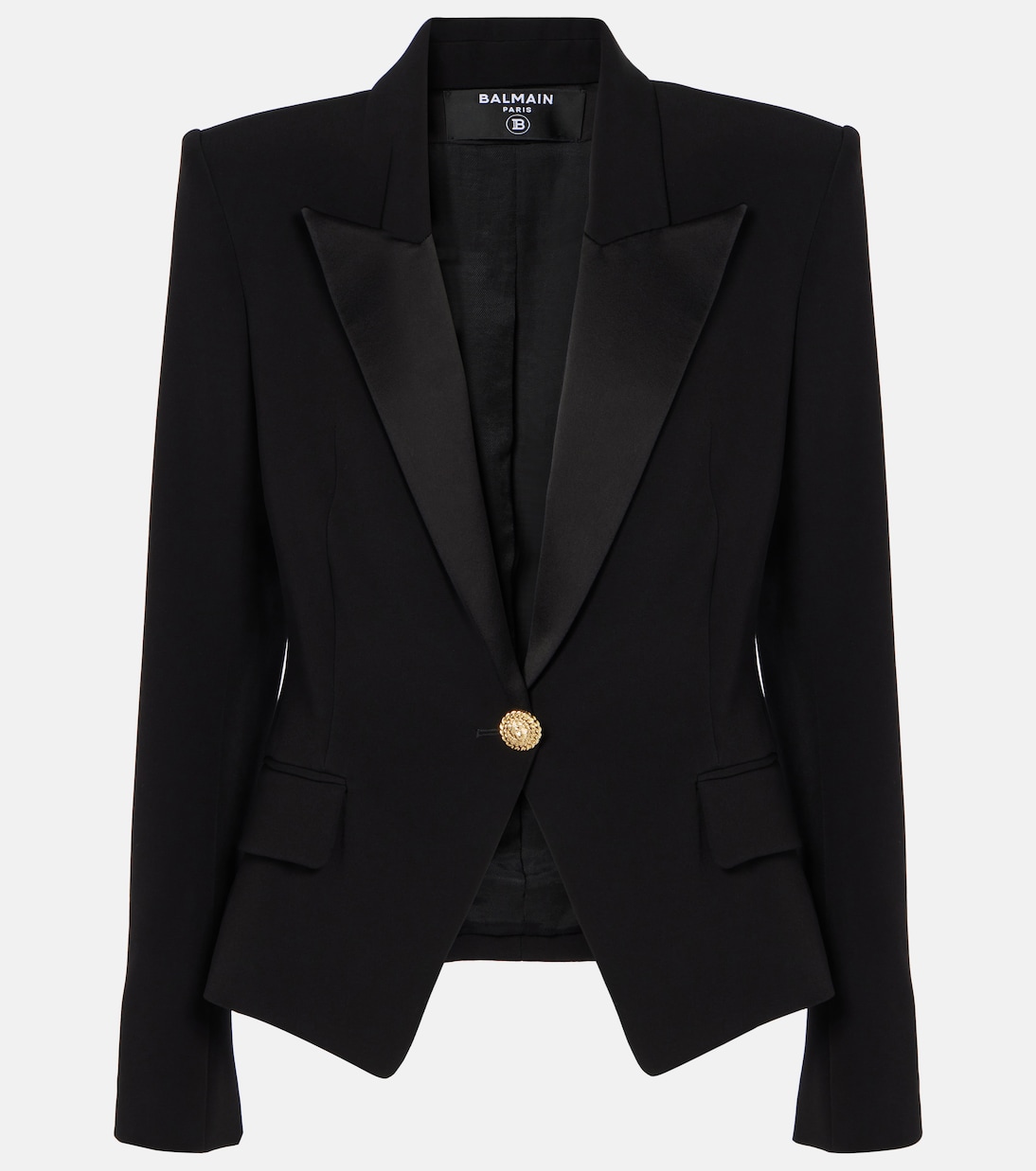 Single-breasted crêpe blazer | Balmain