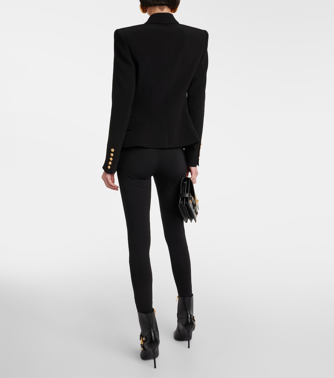 Single-breasted crêpe blazer | Balmain