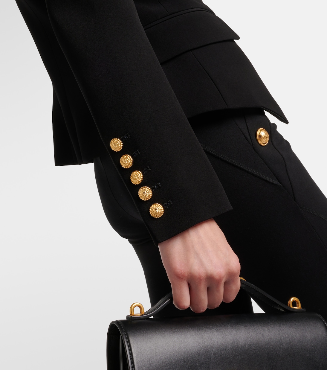 Single-breasted crêpe blazer | Balmain