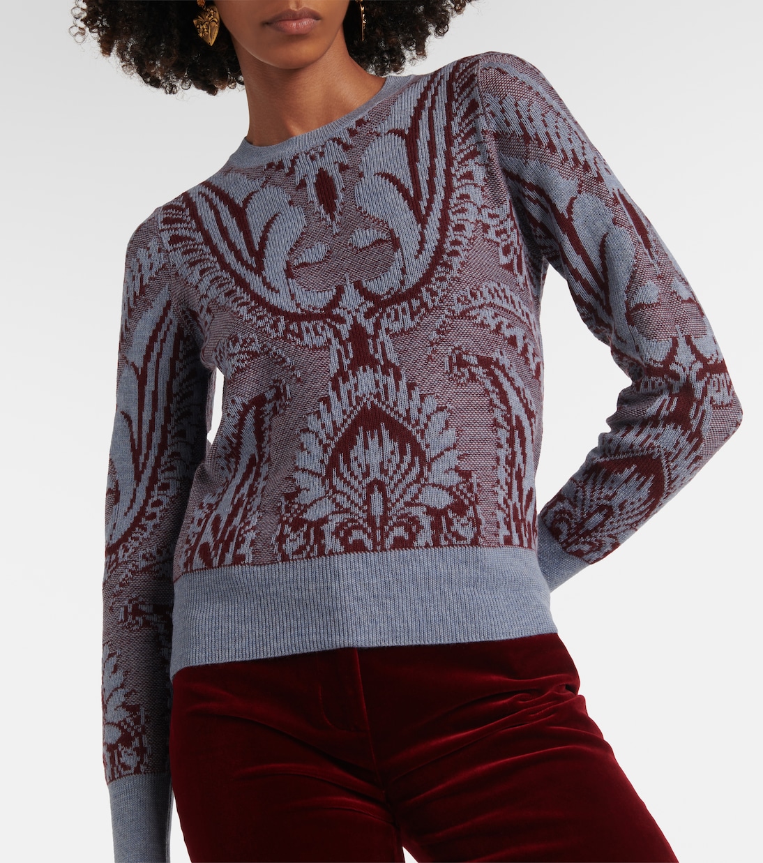 Pullover aus Woll-Jacquard | Etro