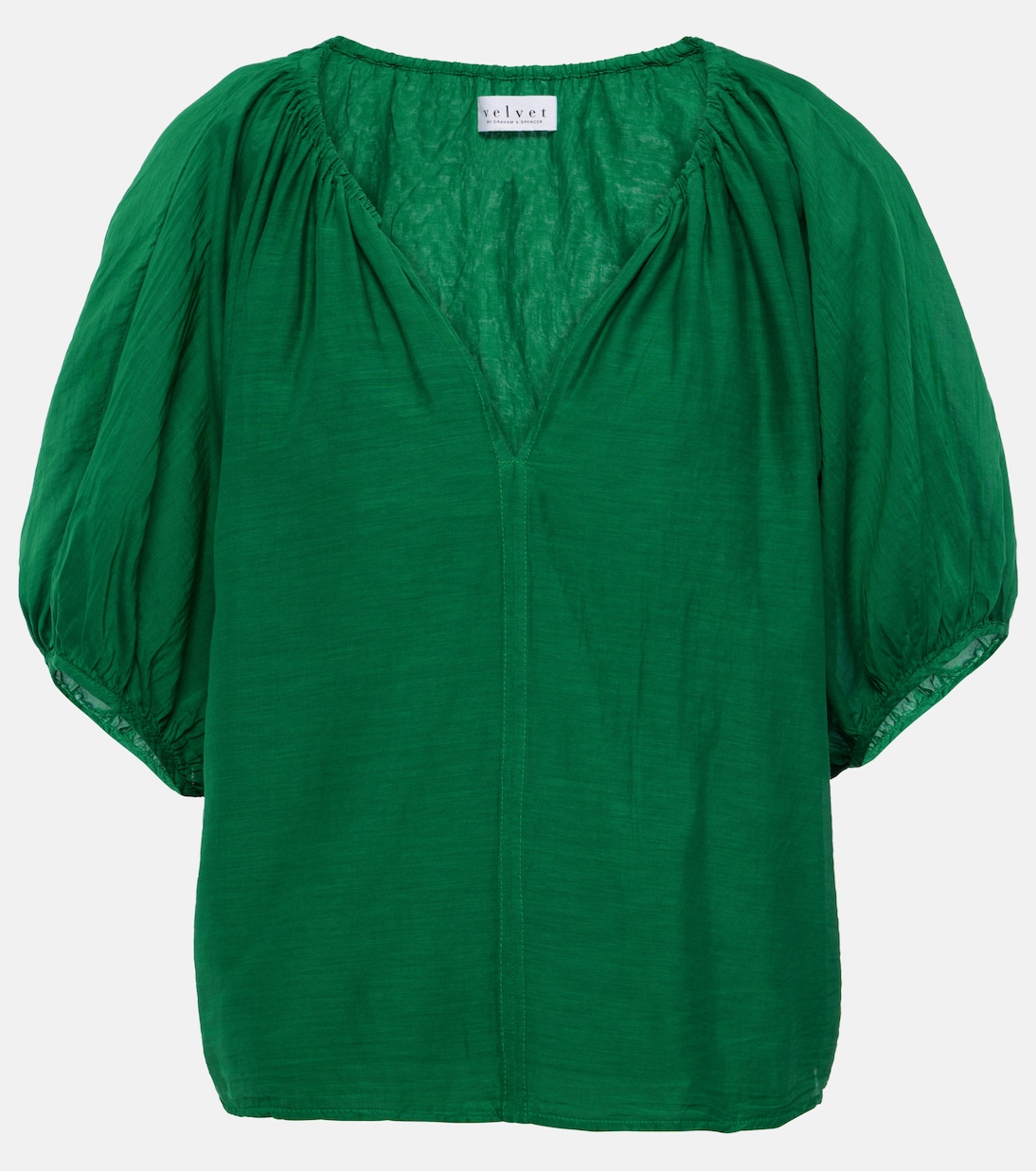Blouse Kristen en coton et soie | Velvet