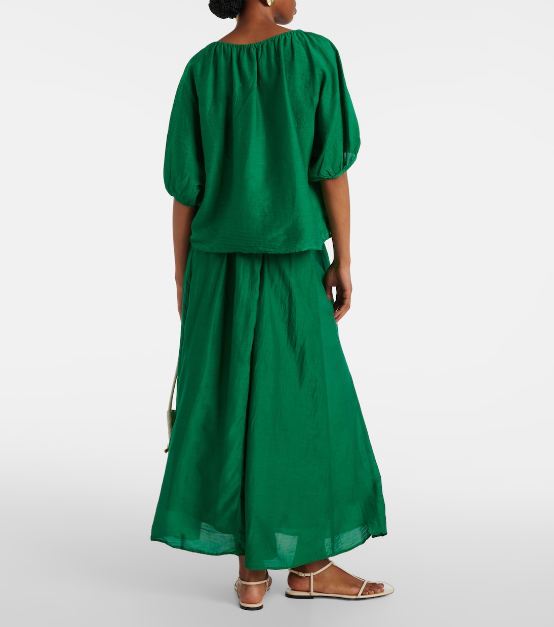 Blouse Kristen en coton et soie | Velvet