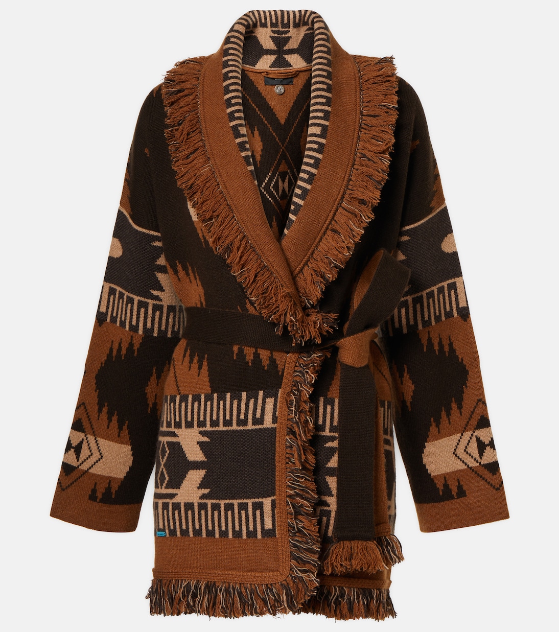 Icon Jacquard cashmere cardigan | Alanui