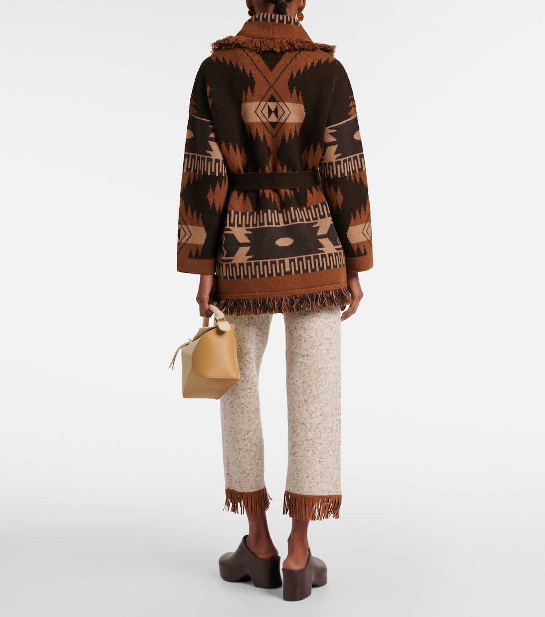 Icon Jacquard cashmere cardigan | Alanui